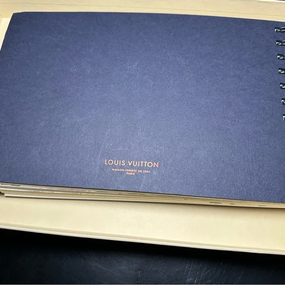 Louis Vuitton Black and Red Travel Notebook Carnet de Voyage Beijing